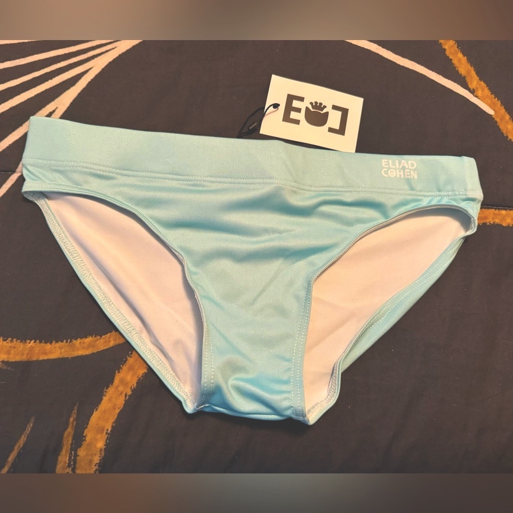 Eliad Cohen Swim Brief Turqoise/Light Blue - S/Small - Brand New